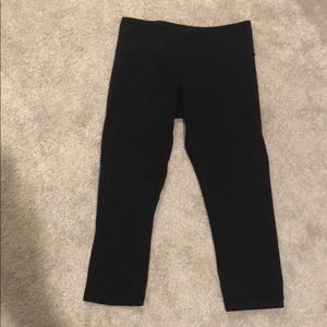 Lululemon wunder under black crops